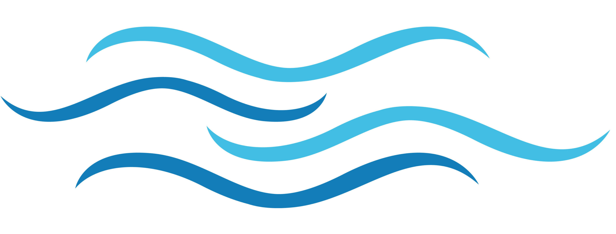 Water Wave symbol and icon Logo Template